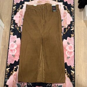 Levi's womens Tan Corduroy skirt
